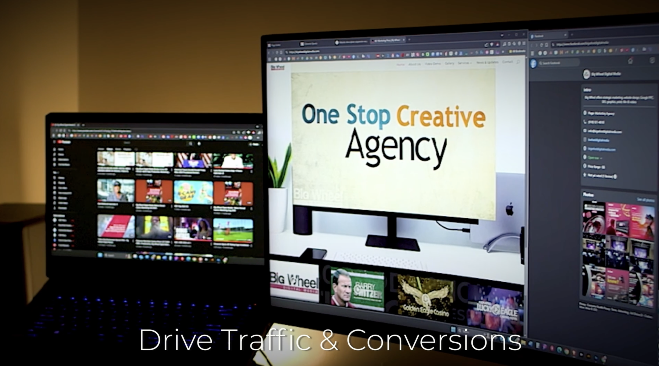 Big Wheel Digital Media, a leading Oklahoma digital marketing and video production agency specializing in Google Ads, SEO, paid search, social media marketing, and commercial video production.